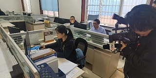 青岛电视台栏目组采访 “ 彩运网”